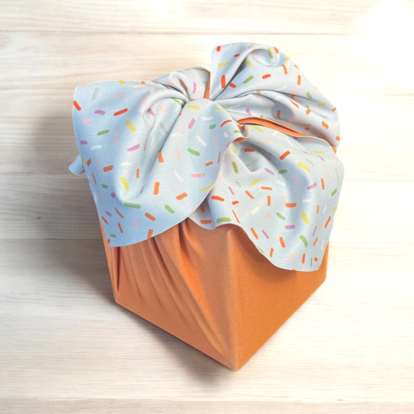 Small Reusable Cloth Furoshiki Gift Wrap | Spring Confetti-1