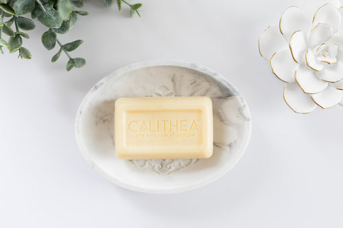 CALITHEA 3 Pack 100% Natural, Organic Olive Oil Soap with Argan