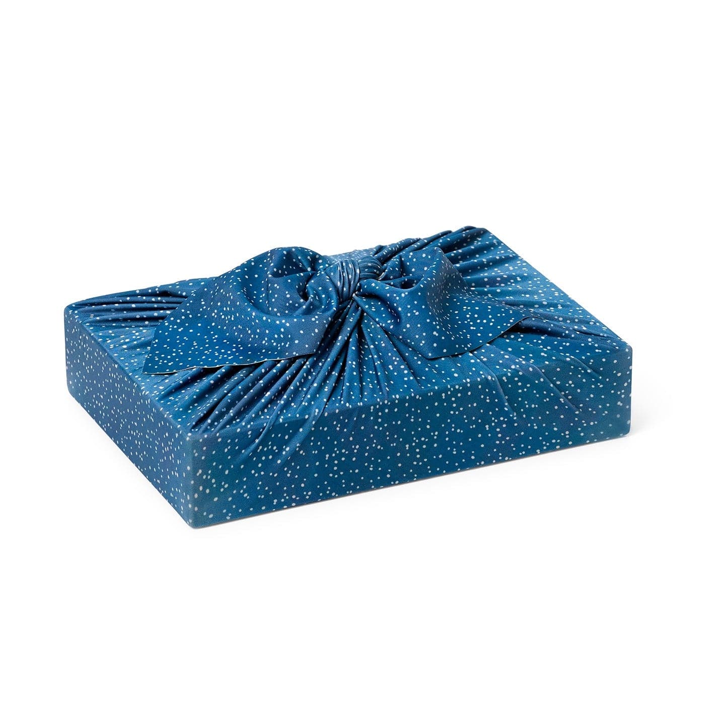 Vintage Shapes/Snow Small 18" Reusable Cloth Furoshiki Fabric Gift Wrap-1
