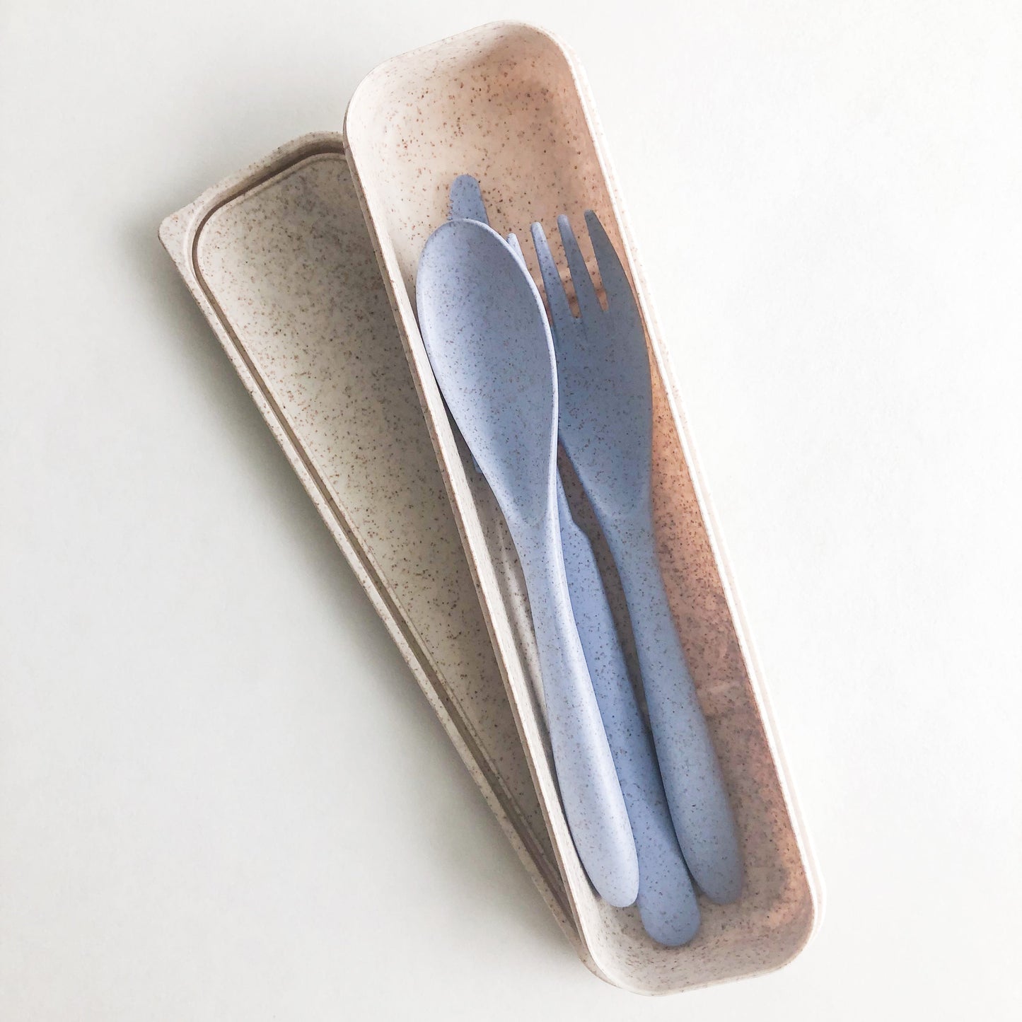 Reusable Wheat Straw Cutlery Set-1