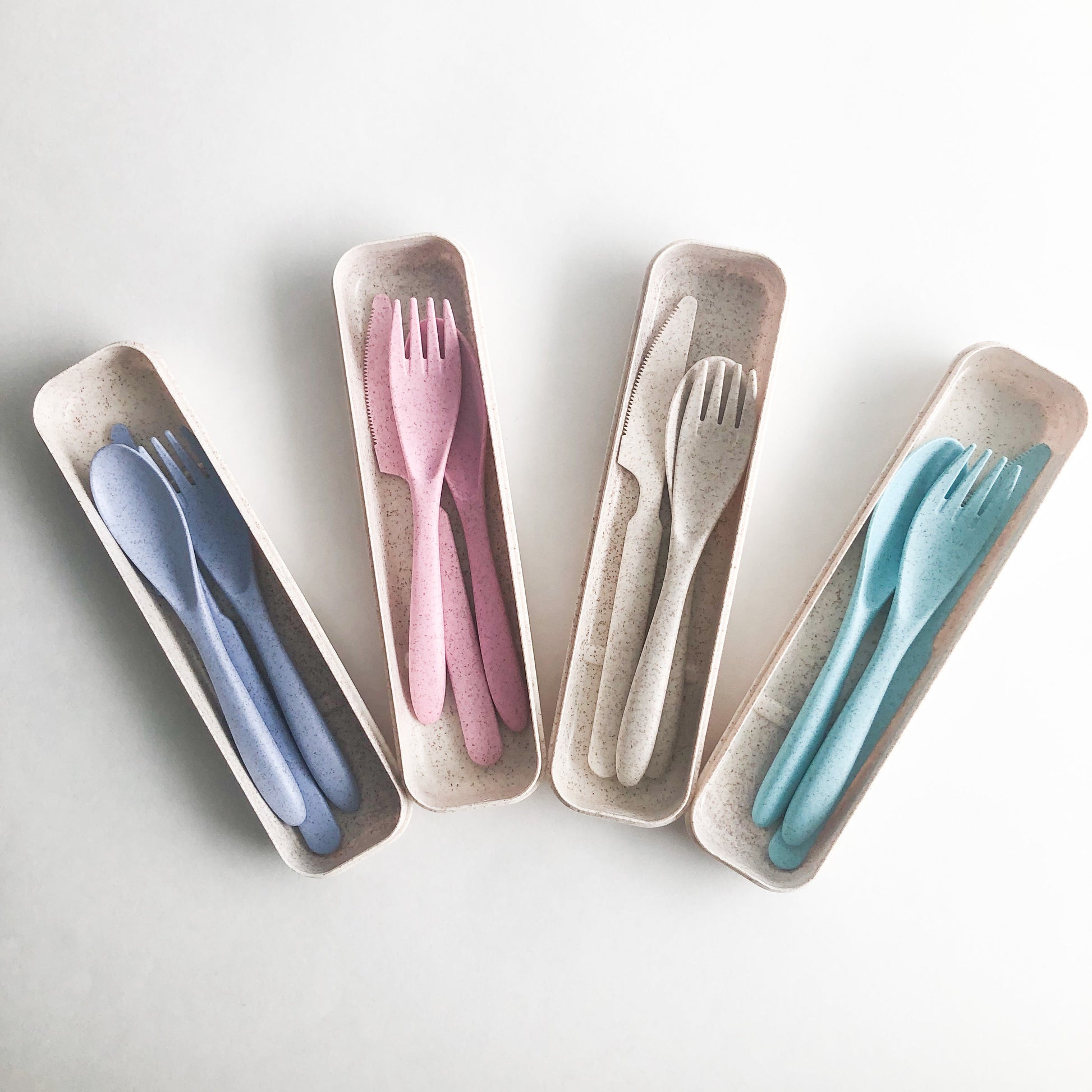 Reusable Wheat Straw Cutlery Set-4