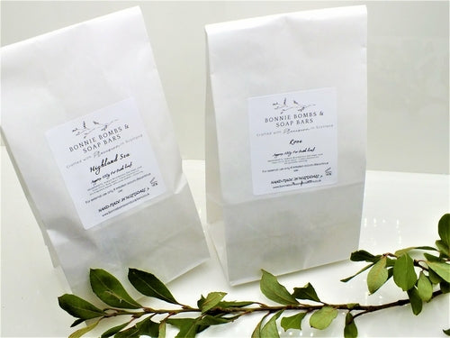 Rose Hip bath bullets, Natural & Naked