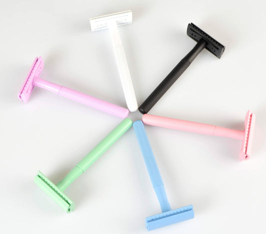 Plastic Free Reusable Safety Razor - Zero Waste Plastic Free Shaving - Double Edge Razor-0