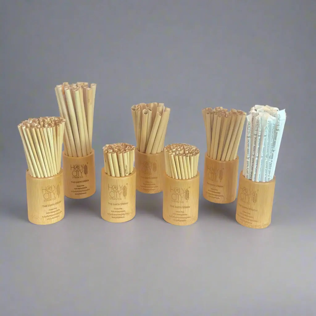 Bamboo Straw Holder
