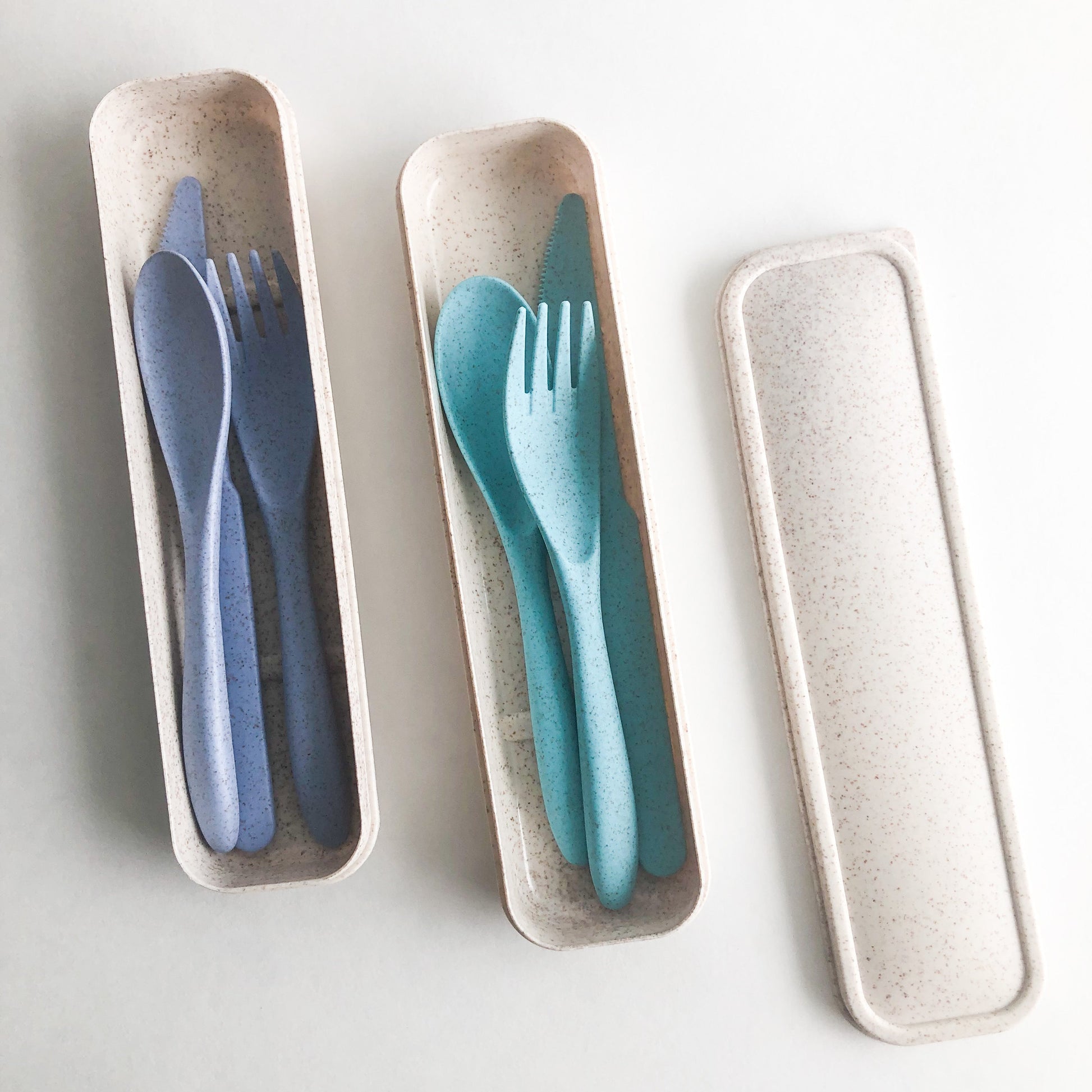 Reusable Wheat Straw Cutlery Set-2