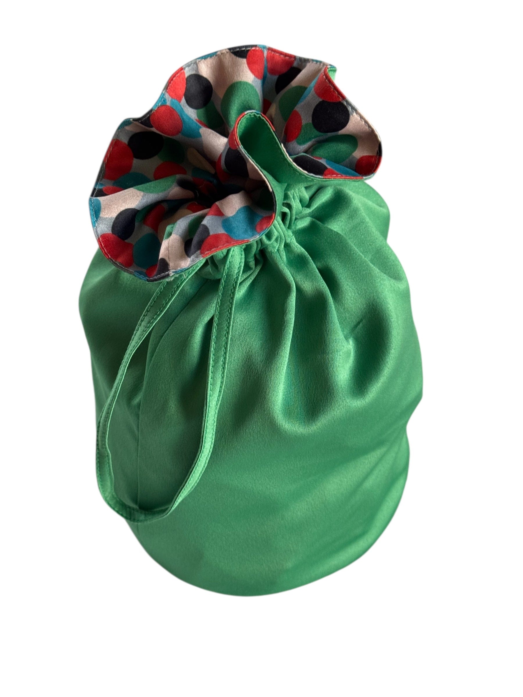 Medium Reusable Fabric Gift Bag | Polka Dots-2