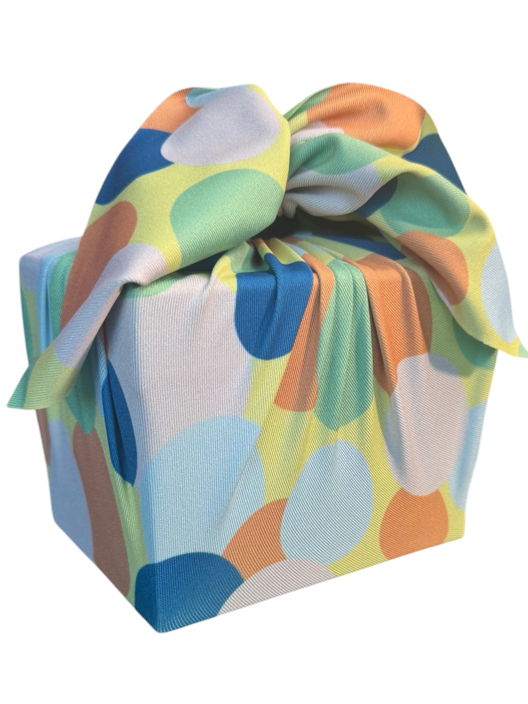 Small Reusable Cloth Furoshiki Gift Wrap | Polka Dots-2