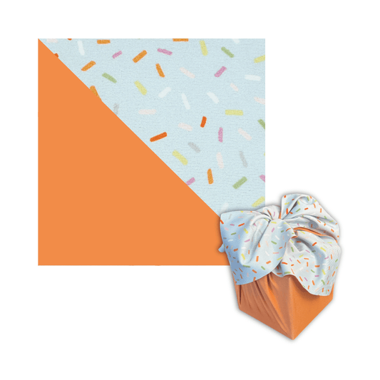 Small Reusable Cloth Furoshiki Gift Wrap | Spring Confetti-0