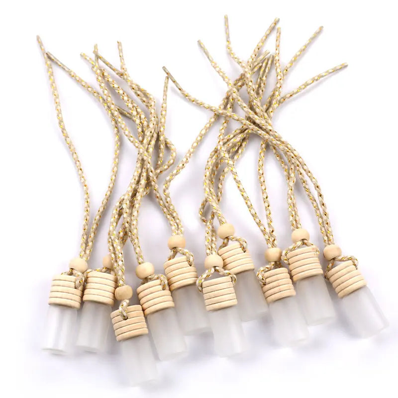 10Pcs 5ml Car Perfume Bottles Refillable-0
