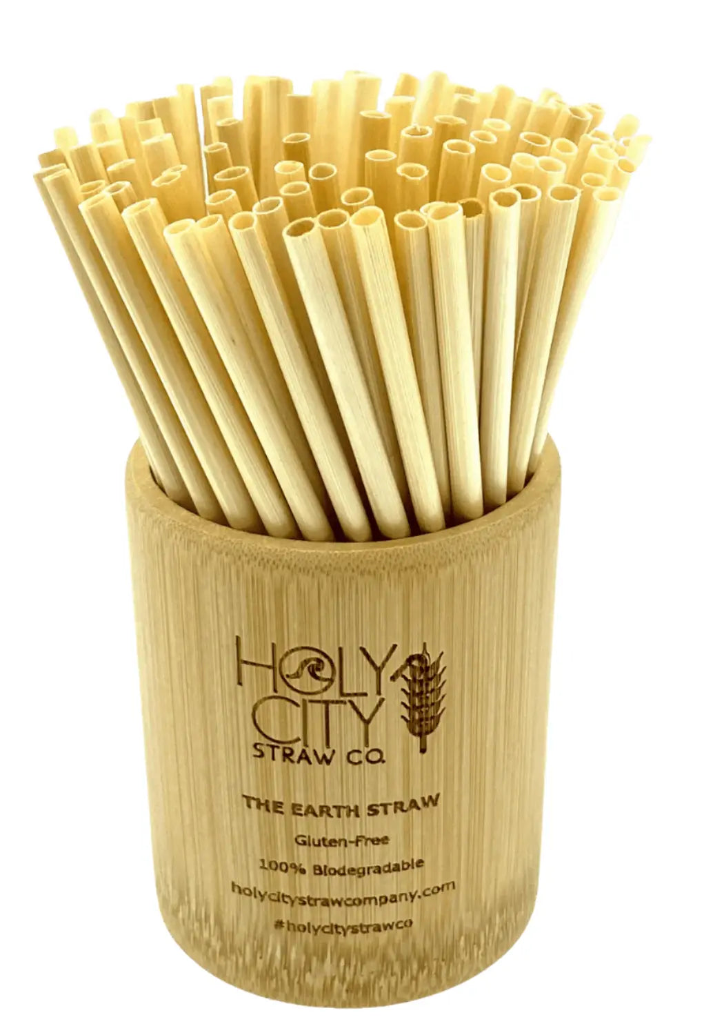 Bamboo Straw Holder