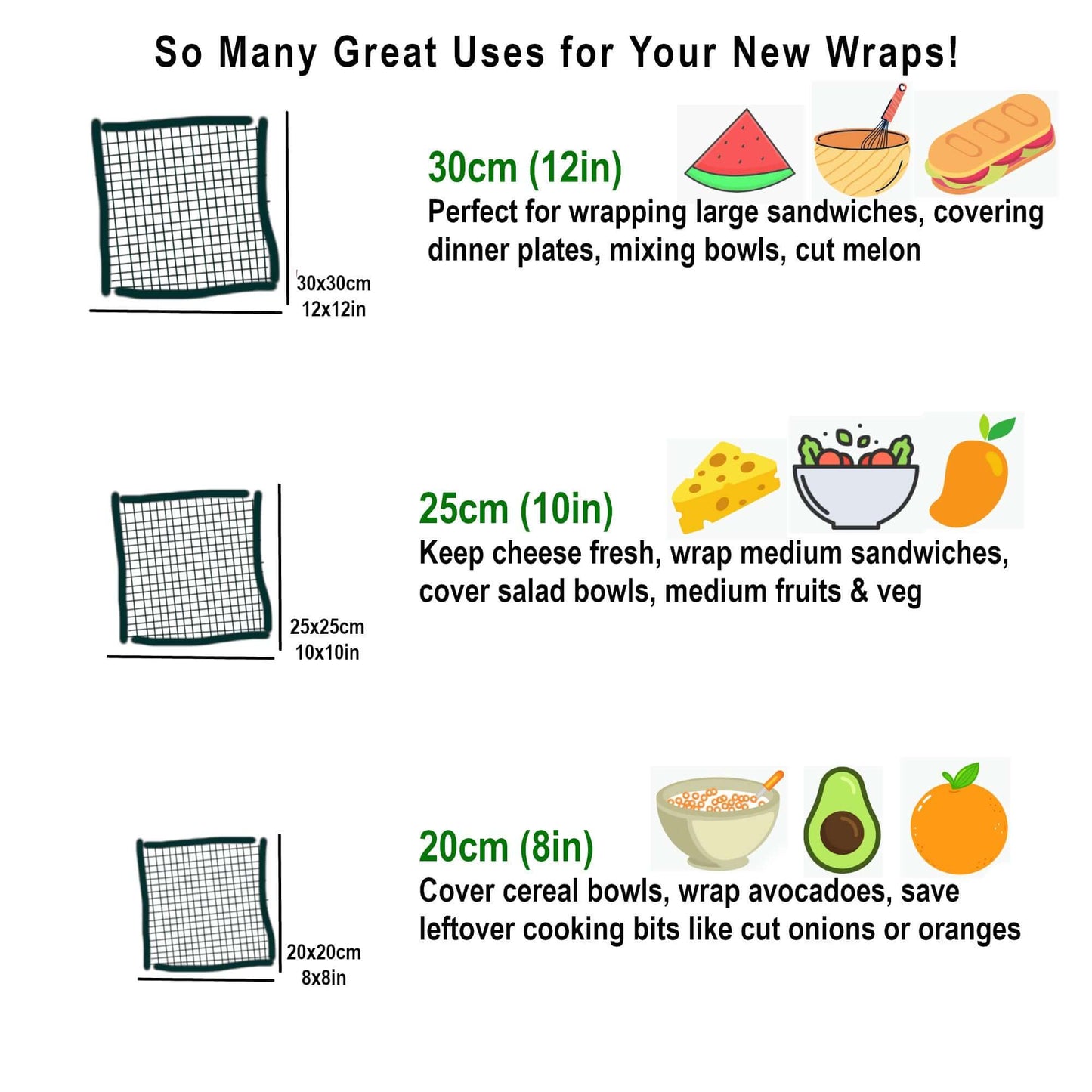 *Set of 3 Handmade Beeswax Wraps | Earth Tones Plum