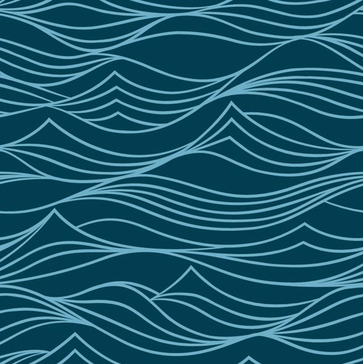 Small Reusable Cloth Furoshiki Gift Wrap | Whales & Waves-3