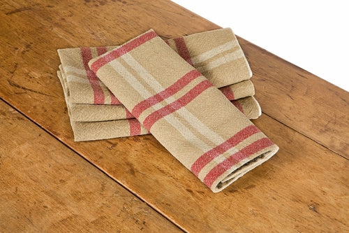 Linen Woven Tea Towel | Set of 4